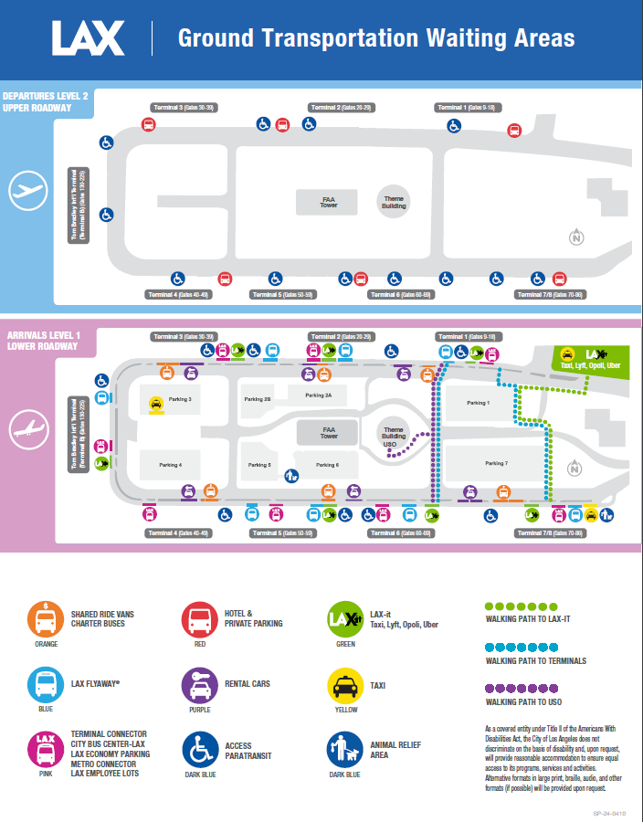 Waiting Areas Map